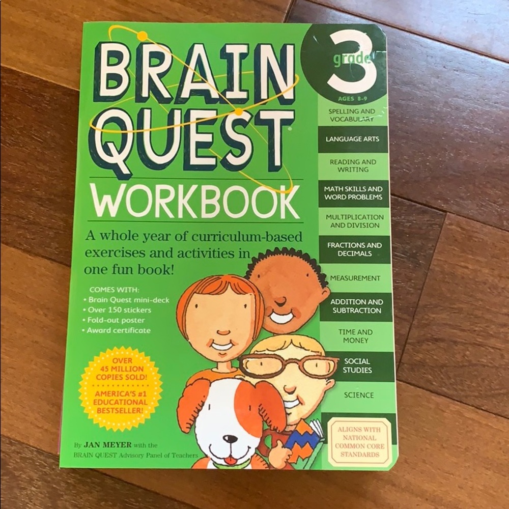 Brain Quest 3rd grade workbook